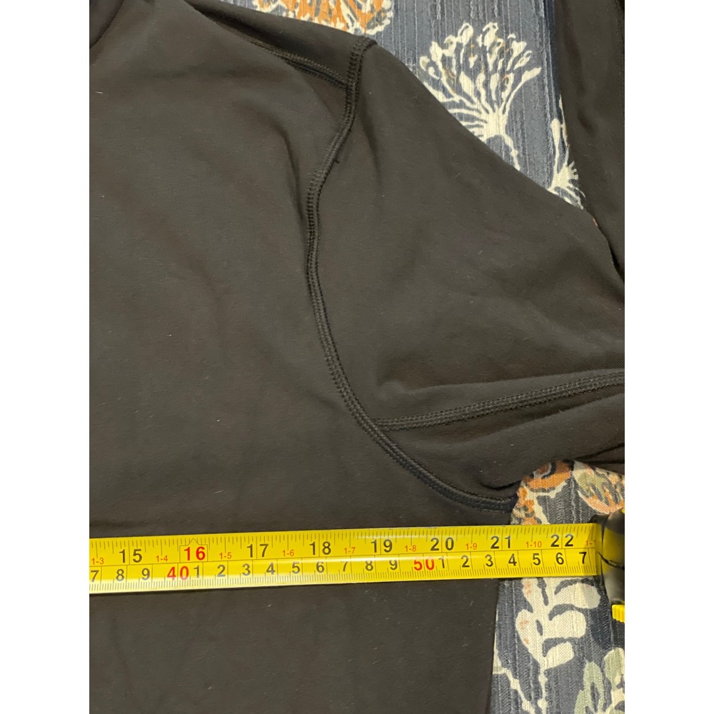 Lululemon Athletica Mens Sojourn Jacket Black Full Zip Mock‎ Neck Size M H6 - Picture 11 of 15